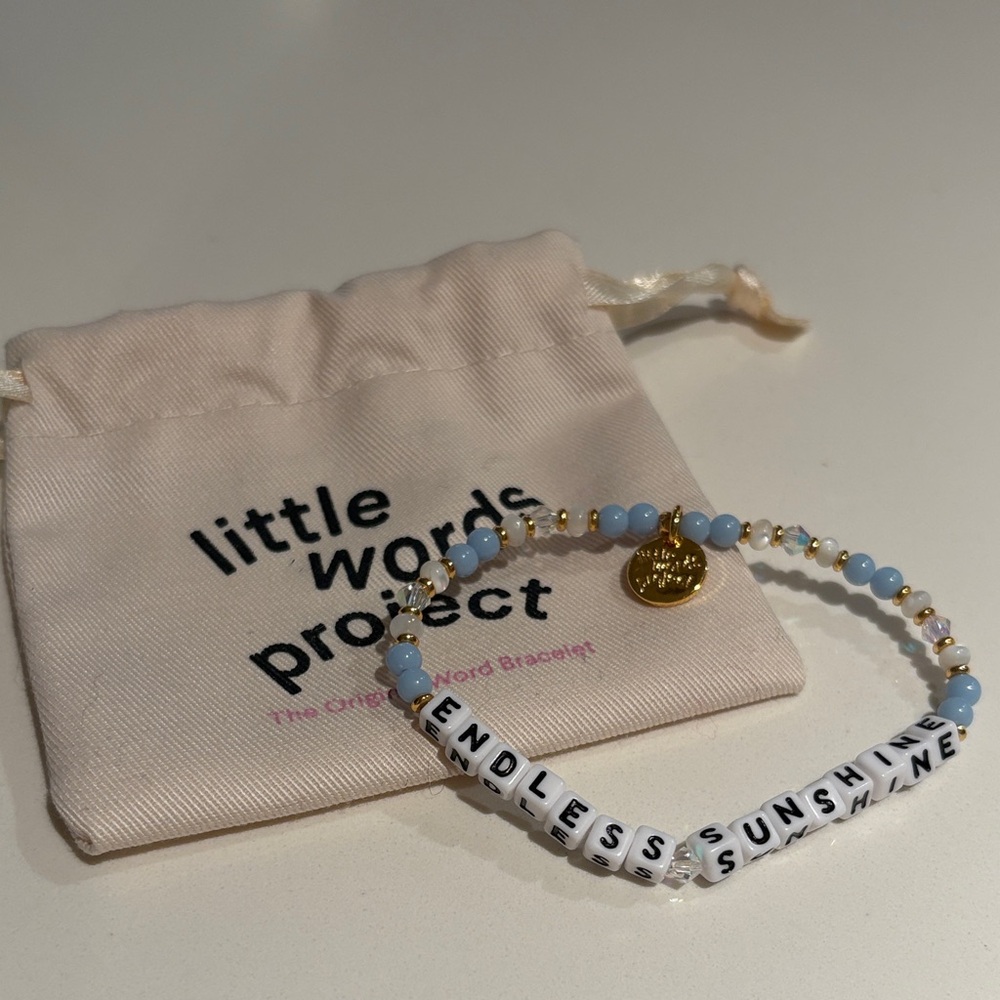 Little Words Project Beaded Bracelet Endless Sunshine